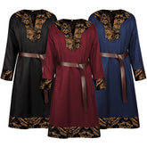 2025 New Men's Medieval Viking Waistcoat Pirate Knight Role Play Costume - Coscosmos